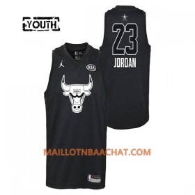 Maillot NBA Chicago Bulls Michael Jordan  23 2018 All-Star Jordan Brand Noir Swingman - Enfant